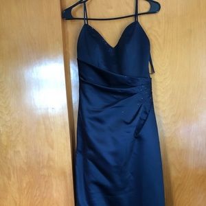 Morilee by Madeline Gardner bridesmaid satin dress